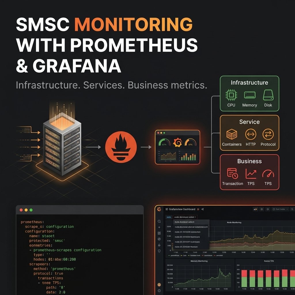 Building SMSC Monitoring with Prometheus, Grafana, and Custom Metrics
